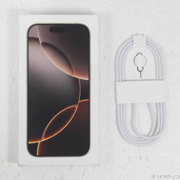 〔中古〕Apple(アップル) iPhone16 Pro 256GB デザートチタニウム MYN23J／A SIMフリー〔377-ud〕 |  | 04