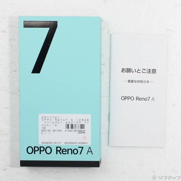 〔中古〕OPPO(オッポ) OPPO Reno7 A 128GB ドリームブルー A201OP Y!mobile SIMフリー〔295-ud〕 |  | 04