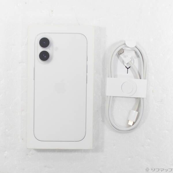〔中古〕Apple(アップル) iPhone16 256GB ホワイト MYDX3J／A SIMフリー〔305-ud〕 |  | 04