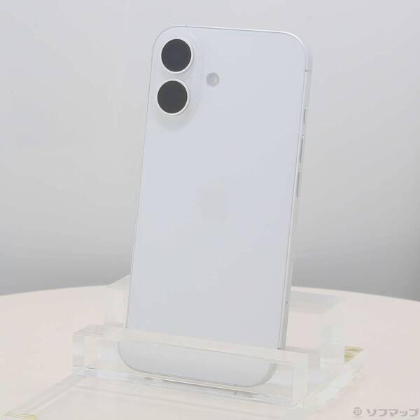 〔中古〕Apple(アップル) iPhone16 128GB ホワイト FYDR3J／A SIMフリー〔368-ud〕 | 