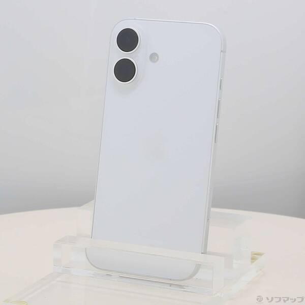 〔中古〕Apple(アップル) iPhone16 128GB ホワイト FYDR3J／A SIMフリー〔295-ud〕 | 
