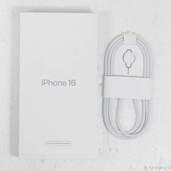 〔中古〕Apple(アップル) iPhone16 128GB ホワイト FYDR3J／A SIMフリー〔295-ud〕 |  | 04