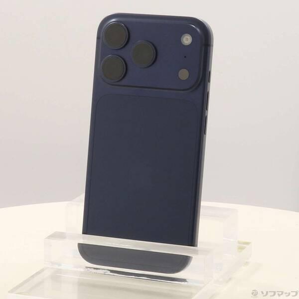 〔中古〕Apple(アップル) iPhone17 Pro 256GB ディープブルー MG874J／A SIMフリー〔371-ud〕 | 