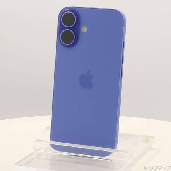 〔中古〕Apple(アップル) iPhone16 256GB ウルトラマリン MYE03J／A SIMフリー〔198-ud〕 | 