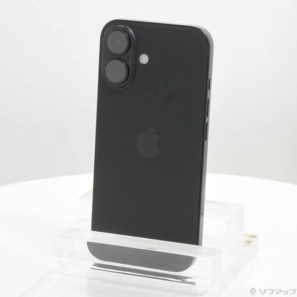 〔中古〕Apple(アップル) iPhone16 256GB ブラック MYDW3J／A SIMフリー〔377-ud〕 | 