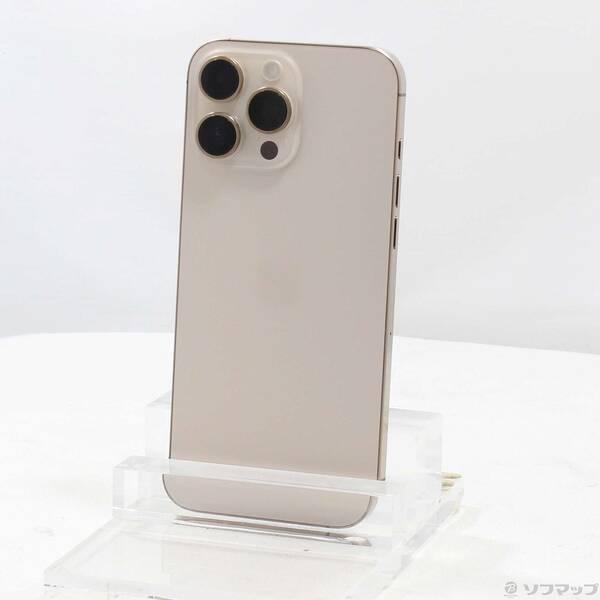 〔中古〕Apple(アップル) iPhone16 Pro Max 256GB デザートチタニウム MYWJ3J／A SIMフリー〔295-ud〕 | 