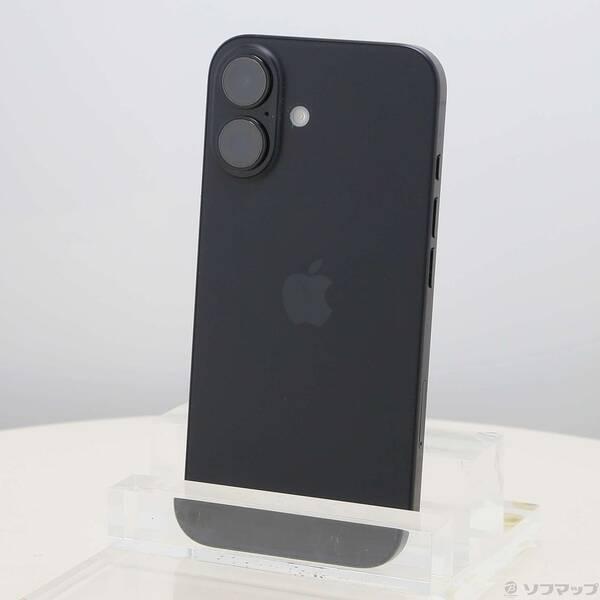 〔中古〕Apple(アップル) iPhone16 128GB ブラック MYDQ3J／A SIMフリー〔276-ud〕 | 