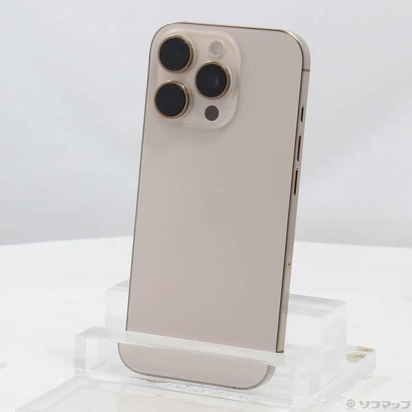 〔中古〕Apple(アップル) iPhone16 Pro 128GB デザートチタニウム MYMX3J／A SIMフリー〔276-ud〕 | 
