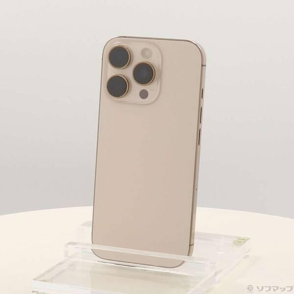〔中古〕Apple(アップル) iPhone16 Pro 128GB デザートチタニウム MYMX3J／A SIMフリー〔349-ud〕 | 