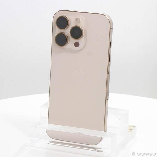〔中古〕Apple(アップル) iPhone16 Pro 256GB デザートチタニウム MYN23J／A SIMフリー〔377-ud〕 | 