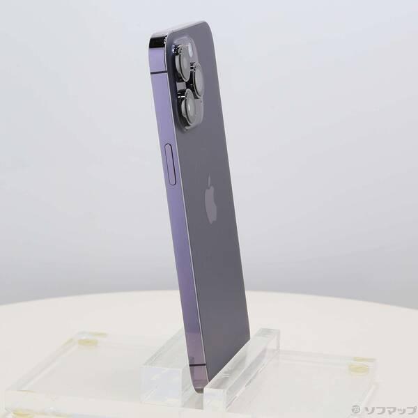〔中古〕Apple(アップル) iPhone14 Pro Max 128GB ディープパープル MQ993J／A SIMフリー〔348-ud〕 |  | 03