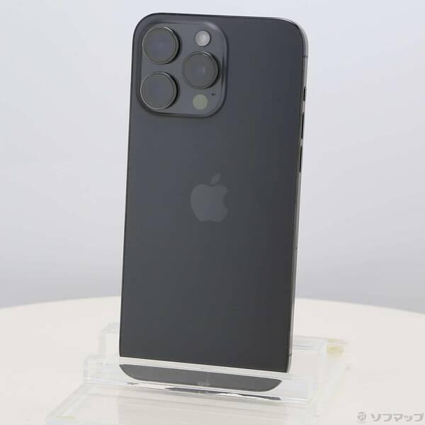 〔中古〕Apple(アップル) iPhone15 Pro Max 256GB ブラックチタニウム MU6P3J／A SIMフリー〔198-ud〕 | 