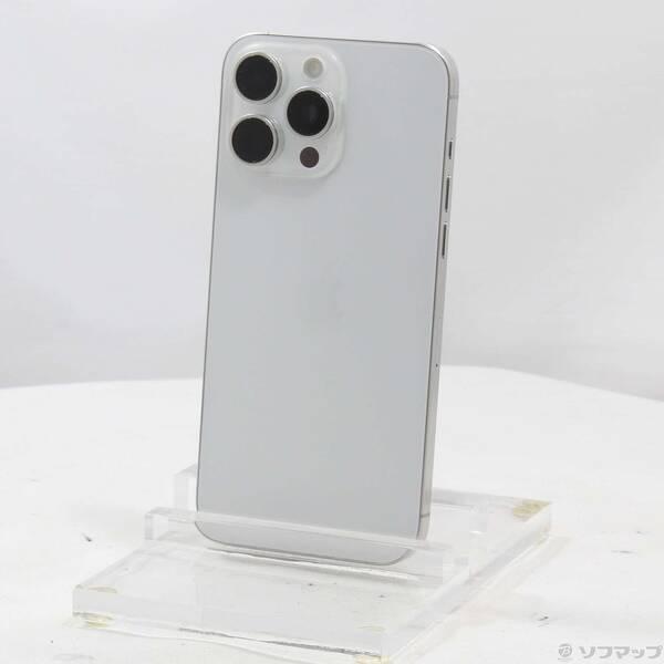〔中古〕Apple(アップル) iPhone15 Pro Max 1TB ホワイトチタニウム MU703J／A SIMフリー〔262-ud〕 | 