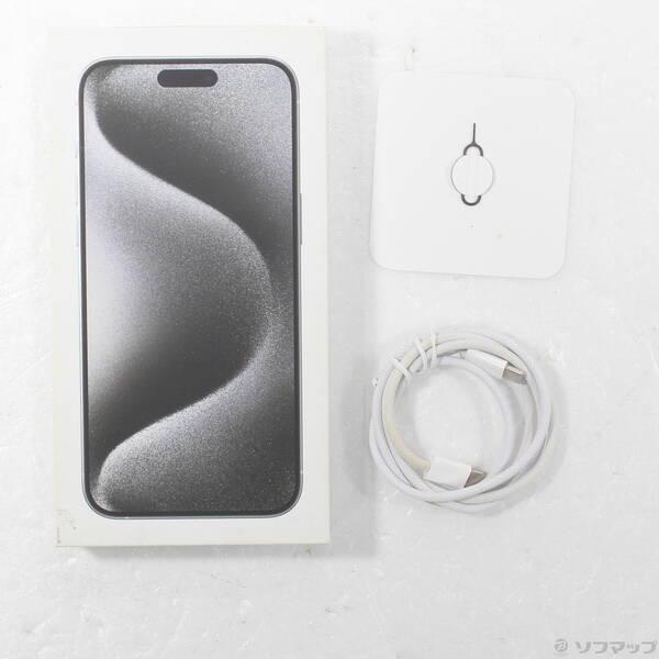 〔中古〕Apple(アップル) iPhone15 Pro Max 1TB ホワイトチタニウム MU703J／A SIMフリー〔262-ud〕 |  | 04