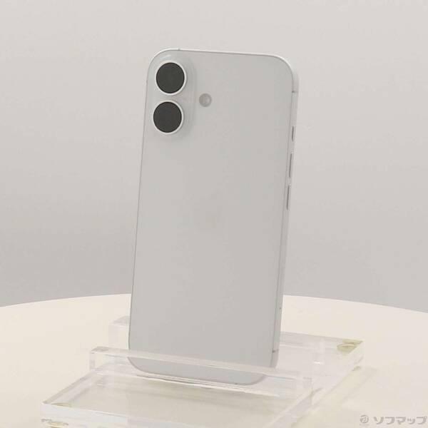 〔中古〕Apple(アップル) iPhone16 128GB ホワイト MYDR3J／A SIMフリー〔262-ud〕 | 