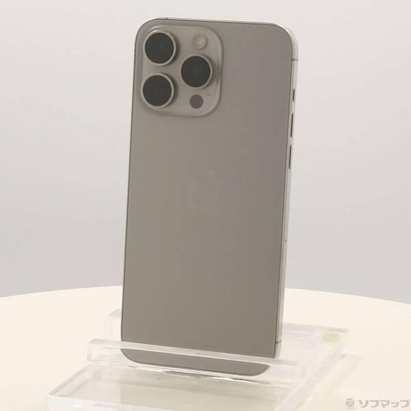 〔中古〕Apple(アップル) iPhone15 Pro Max 512GB ナチュラルチタニウム MU6W3J／A SIMフリー〔377-ud〕 | 