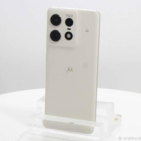 〔中古〕Motorola(モトローラ) motorola edge 50s pro 256GB バニラクリーム MOSAH3 Softbank SIMフリー〔297-ud〕 | 