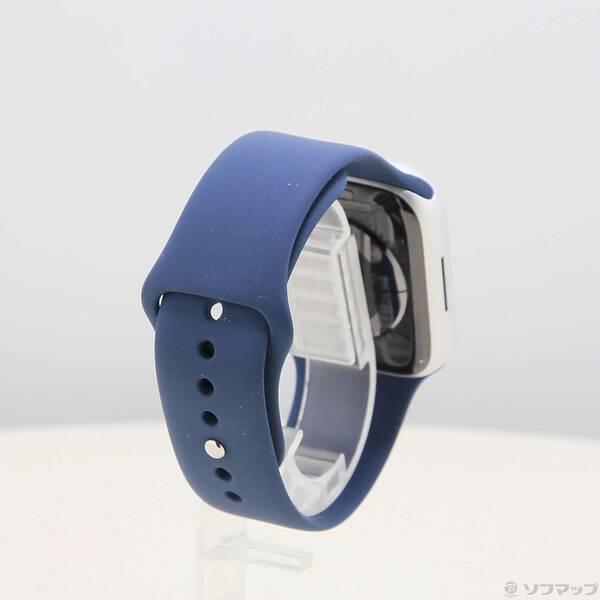 〔中古〕Apple(アップル) Apple Watch Series 9 GPS 45mm シルバーアルミニウムケース ストームブルースポーツバンド〔258-ud〕 |  | 02
