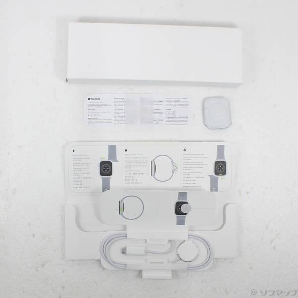 〔中古〕Apple(アップル) Apple Watch Series 9 GPS 45mm シルバーアルミニウムケース ストームブルースポーツバンド〔258-ud〕 |  | 04