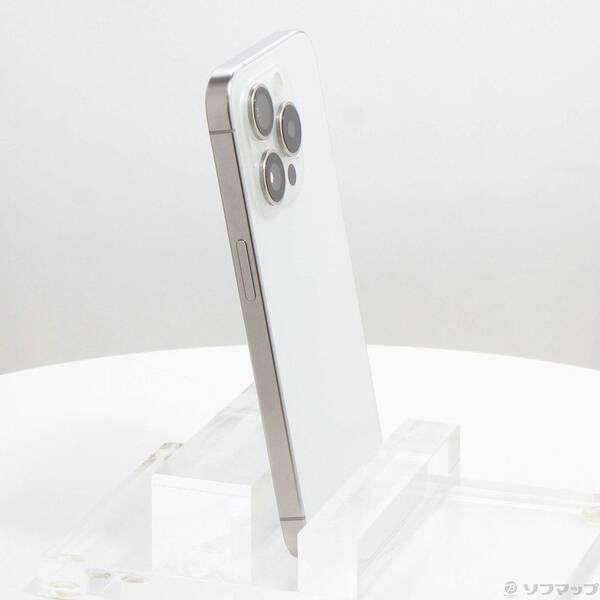 〔中古〕Apple(アップル) iPhone15 Pro 256GB ホワイトチタニウム MTUD3J／A SIMフリー〔377-ud〕 |  | 03