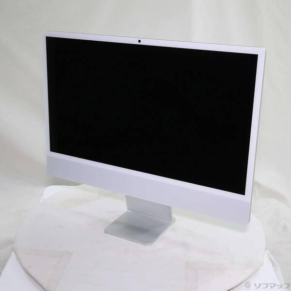 〔中古〕Apple(アップル) iMac 24-inch Late-2024 MWUV3J／A Apple M4 10コアCPU_10コアGPU 24GB SSD512GB シルバー 〔26.3 Tahoe〕〔258-ud〕 | 