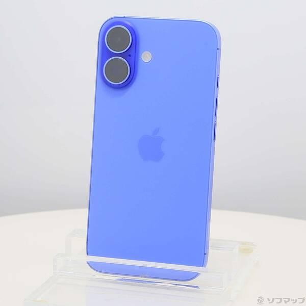〔中古〕Apple(アップル) iPhone16 128GB ウルトラマリン 3N394J／A SIMフリー〔258-ud〕 | 