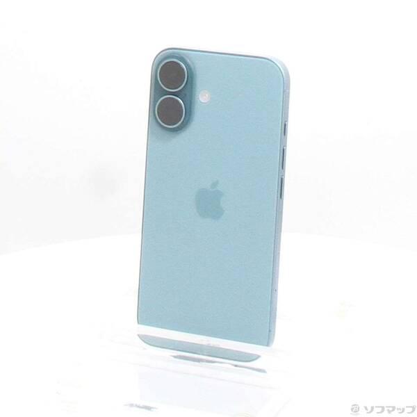 〔中古〕Apple(アップル) iPhone16 256GB ティール MYE13J／A SIMフリー〔262-ud〕 | 