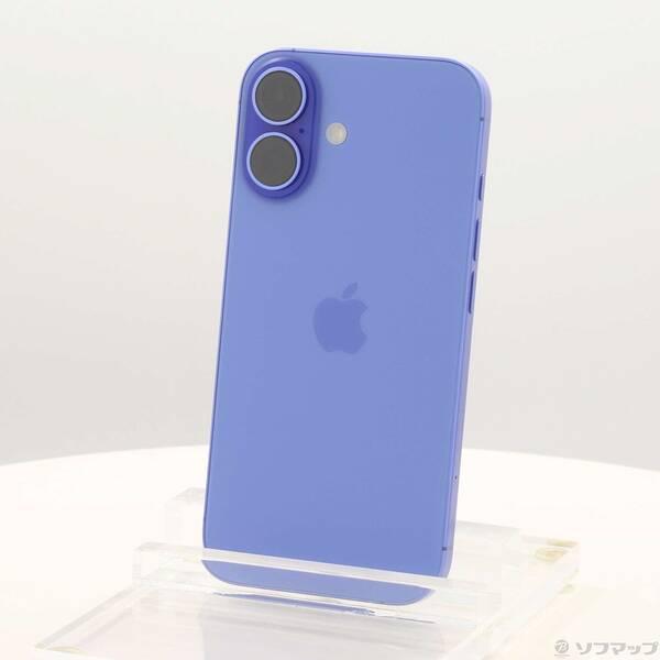 〔中古〕Apple(アップル) iPhone16 128GB ウルトラマリン MYDU3J／A SIMフリー〔269-ud〕 | 