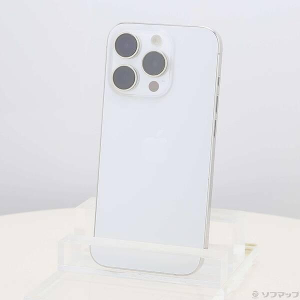 〔中古〕Apple(アップル) iPhone15 Pro 128GB ホワイトチタニウム MTU83J／A SIMフリー〔349-ud〕 | 