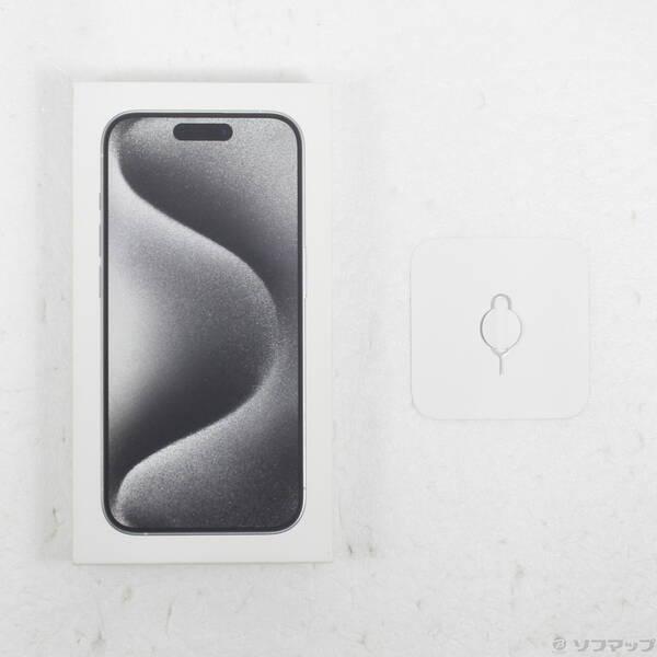 〔中古〕Apple(アップル) iPhone15 Pro 128GB ホワイトチタニウム MTU83J／A SIMフリー〔349-ud〕 |  | 04