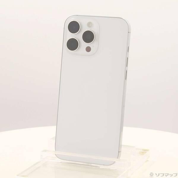 〔中古〕Apple(アップル) iPhone16 Pro Max 256GB ホワイトチタニウム MYWH3J／A SIMフリー〔377-ud〕 | 