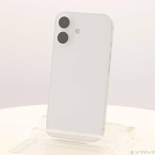 〔中古〕Apple(アップル) iPhone16 256GB ホワイト MYDX3J／A SIMフリー〔305-ud〕 | 