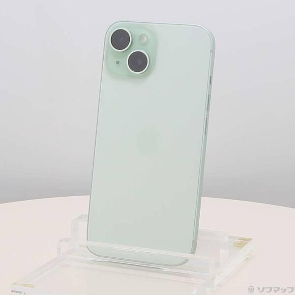 〔中古〕Apple(アップル) iPhone15 128GB グリーン MTMM3J／A SIMフリー〔269-ud〕 | 