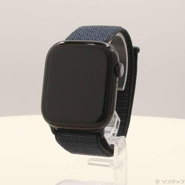〔中古〕Apple(アップル) Apple Watch Series 10 GPS + Cellular 46mm ジェットブラックアルミニウムケース インクスポーツループ〔297-ud〕 | 
