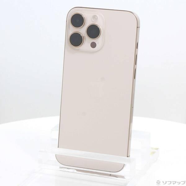 〔中古〕Apple(アップル) iPhone16 Pro Max 256GB デザートチタニウム MYWJ3J／A SIMフリー〔377-ud〕 | 