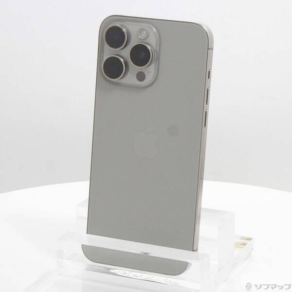 〔中古〕Apple(アップル) iPhone15 Pro Max 256GB ナチュラルチタニウム MU6R3J／A SIMフリー〔377-ud〕 | 