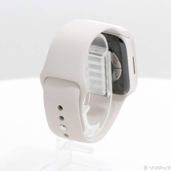 〔中古〕Apple(アップル) Apple Watch Series 9 GPS 45mm スターライトアルミニウムケース スターライトスポーツバンド〔262-ud〕 |  | 02