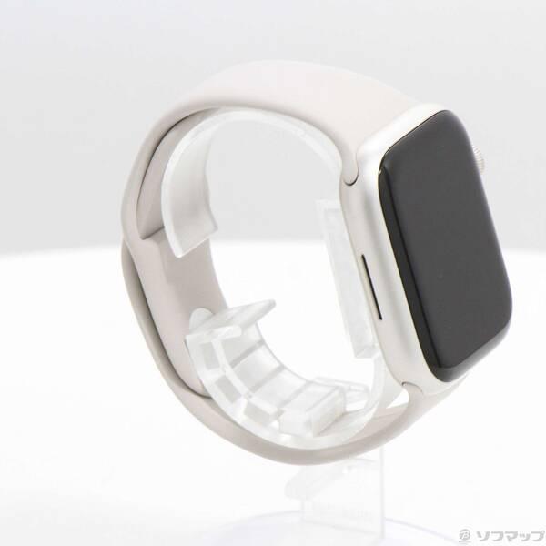 〔中古〕Apple(アップル) Apple Watch Series 9 GPS 45mm スターライトアルミニウムケース スターライトスポーツバンド〔262-ud〕 |  | 03
