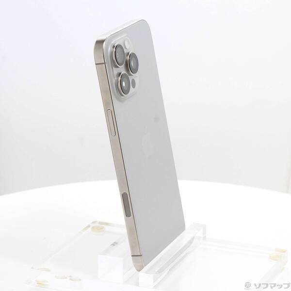 〔中古〕Apple(アップル) iPhone16 Pro Max 256GB ナチュラルチタニウム MYWK3J／A SIMフリー〔305-ud〕 |  | 03