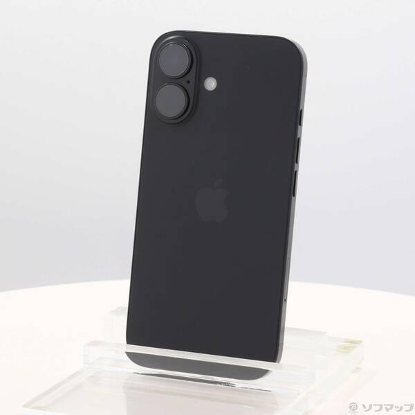 〔中古〕Apple(アップル) iPhone16 128GB ブラック MYDQ3J／A SIMフリー〔251-ud〕 | 