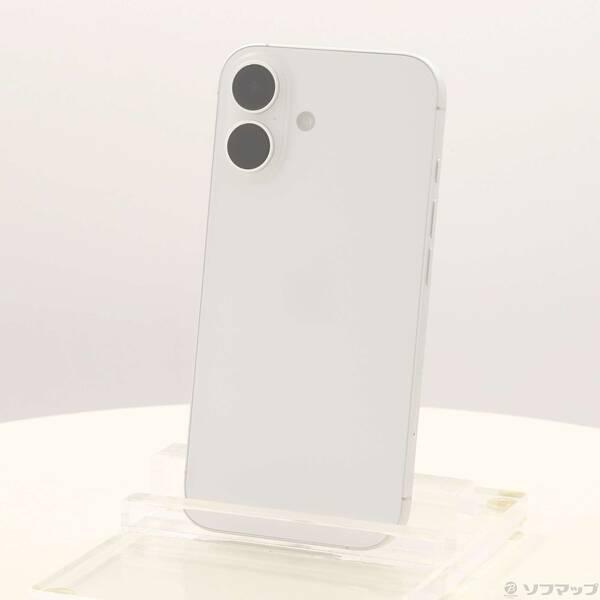 〔中古〕Apple(アップル) iPhone16 128GB ホワイト MYDR3J／A SIMフリー〔198-ud〕 | 