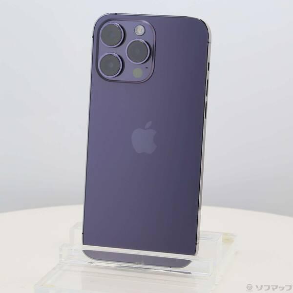 〔中古〕Apple(アップル) iPhone14 Pro Max 256GB ディープパープル MQ9E3J／A SIMフリー〔305-ud〕 | 