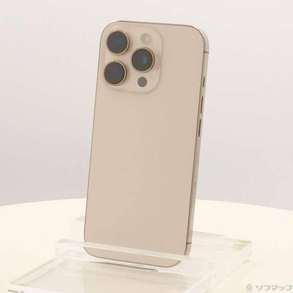 〔中古〕Apple(アップル) iPhone16 Pro 128GB デザートチタニウム MYMX3J／A SIMフリー〔305-ud〕 | 