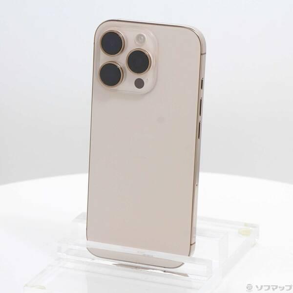 〔中古〕Apple(アップル) iPhone16 Pro 256GB デザートチタニウム MYN23J／A SIMフリー〔348-ud〕 | 