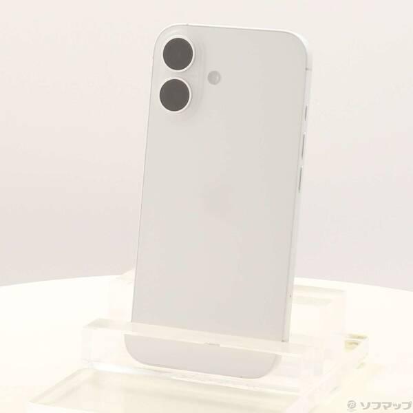 〔中古〕Apple(アップル) iPhone16 256GB ホワイト MYDX3J／A SIMフリー〔295-ud〕 | 