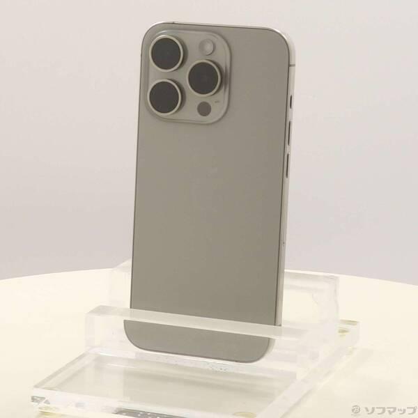 〔中古〕Apple(アップル) iPhone15 Pro 128GB ナチュラルチタニウム FTU93J／A SIMフリー〔295-ud〕 | 