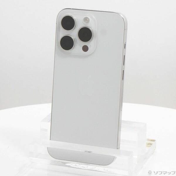 〔中古〕Apple(アップル) iPhone15 Pro 256GB ホワイトチタニウム MTUD3J／A SIMフリー〔262-ud〕 | 