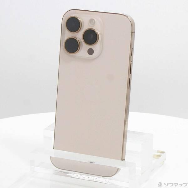 〔中古〕Apple(アップル) iPhone16 Pro 128GB デザートチタニウム MYMX3J／A SIMフリー〔344-ud〕 | 