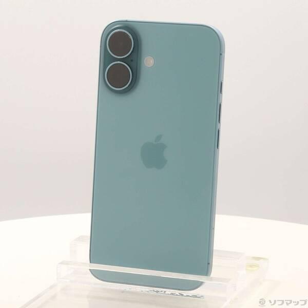 〔中古〕Apple(アップル) iPhone16 256GB ティール MYE13J／A SIMフリー〔368-ud〕 | 