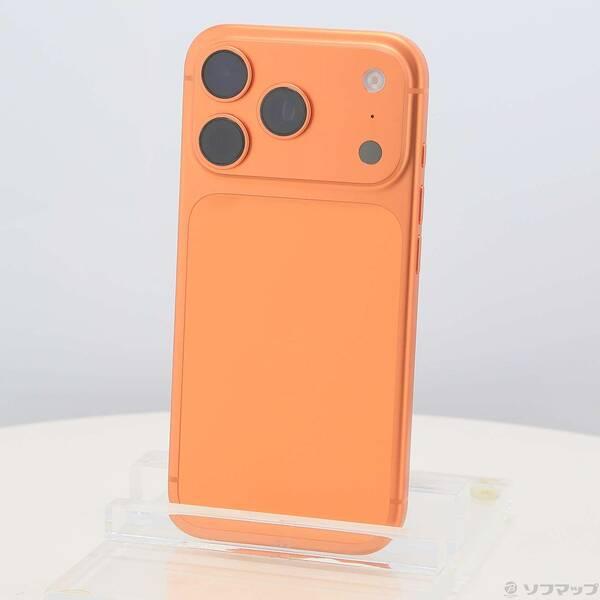 〔中古〕Apple(アップル) iPhone17 Pro 256GB コズミックオレンジ NG864J／A SIMフリー〔198-ud〕 | 